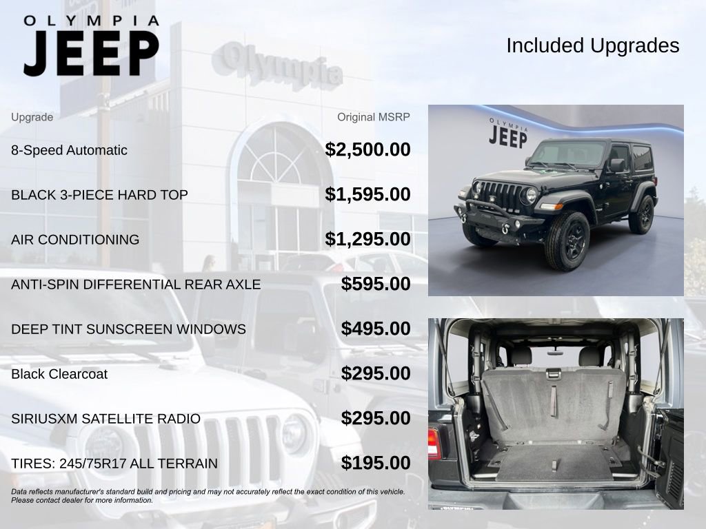 Certified 2021 Jeep Wrangler Sport image 4