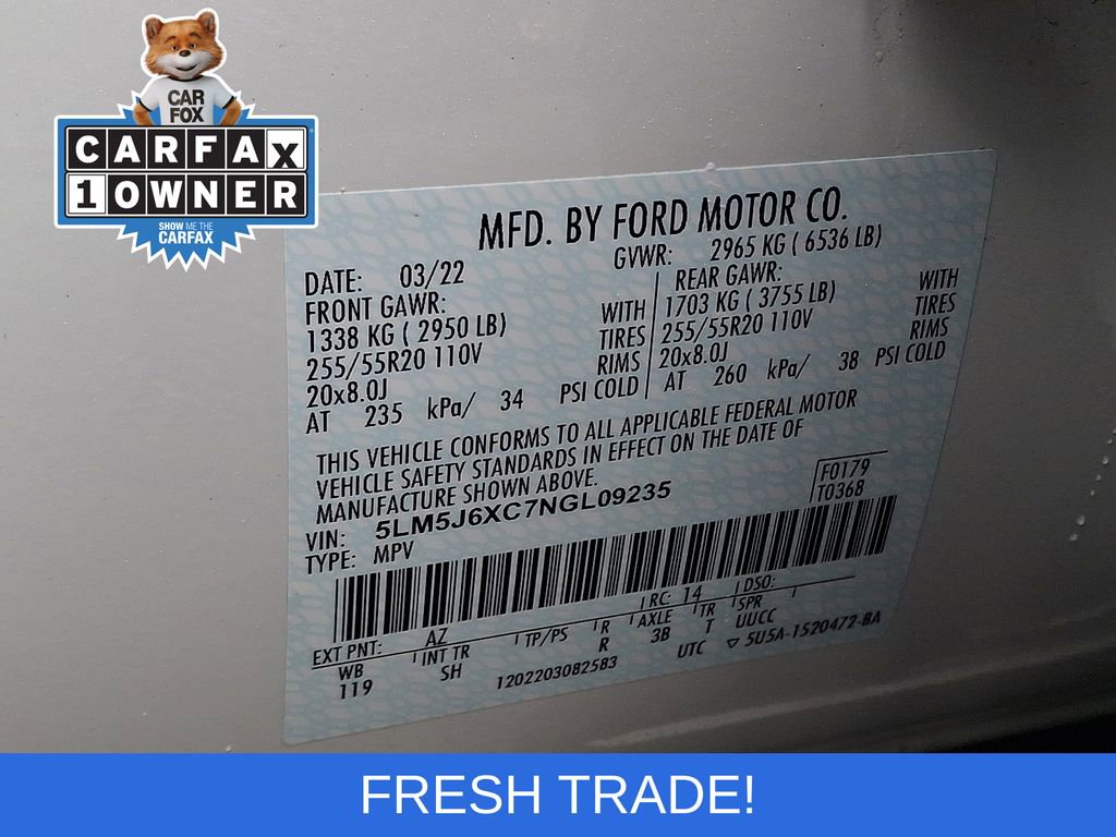 Used 2022 Lincoln Aviator AWD w/ Premium Package image 28