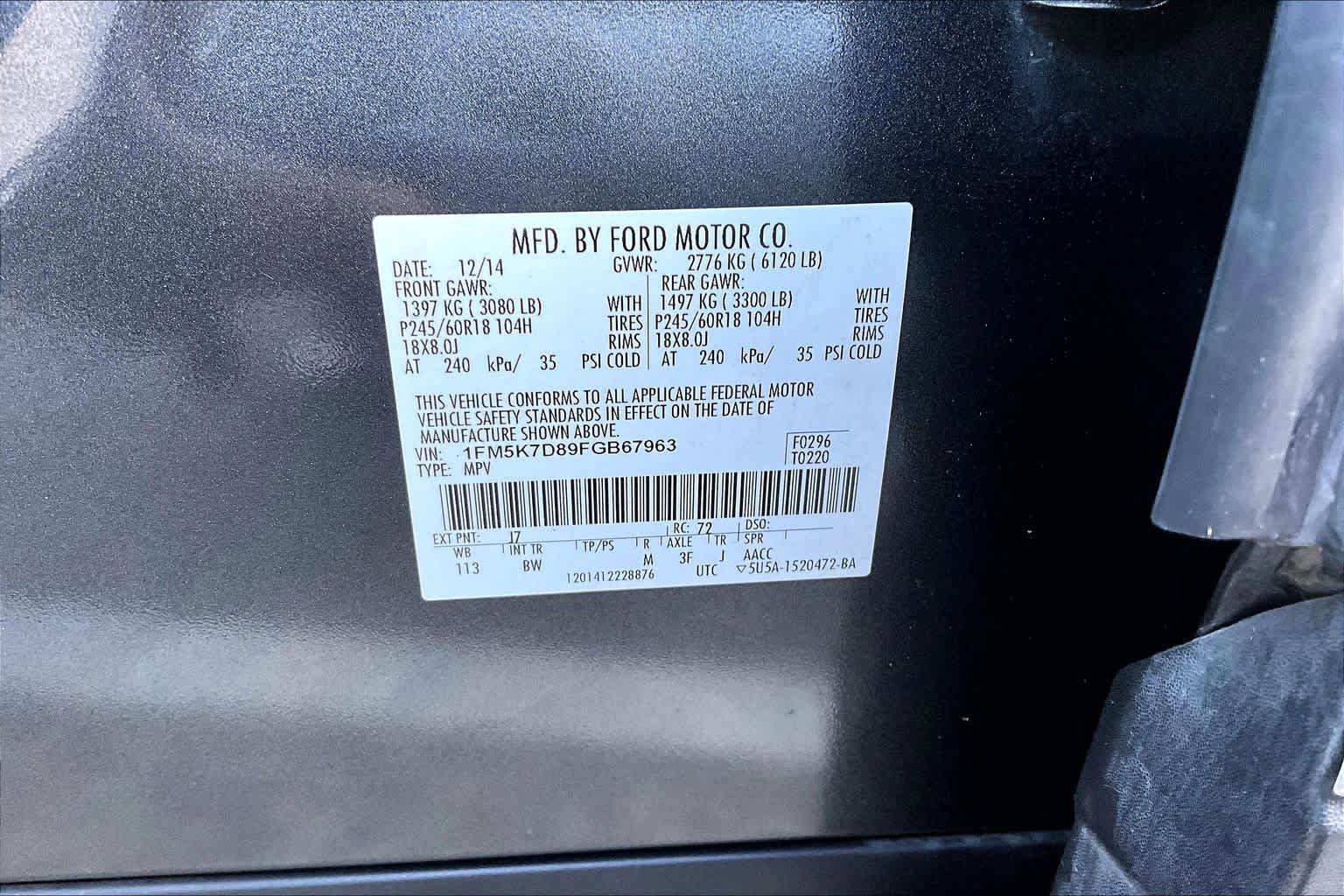 Used 2015 Ford Explorer XLT w/ Equipment Group 202B FWD image 36