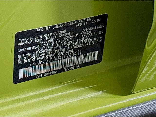 New 2026 Subaru Crosstrek 2.5i Limited AWD/4WD image 32