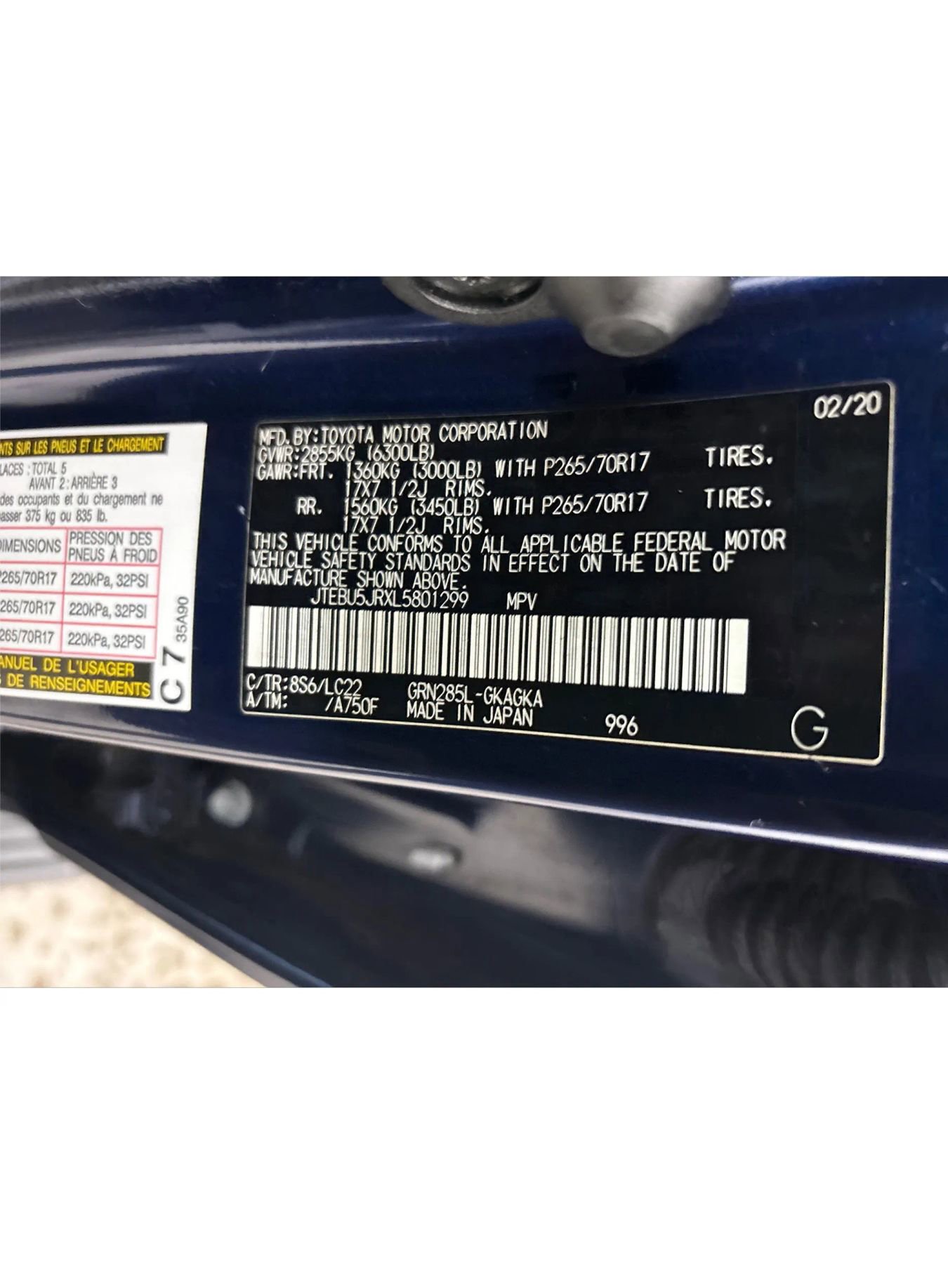 Used 2020 Toyota 4Runner TRD Off-Road Premium w/ Moonroof Package image 30