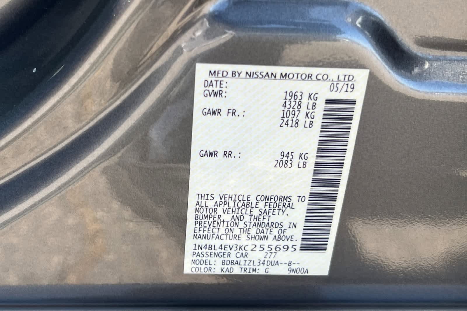 Used 2019 Nissan Altima 2.5 SL FWD image 34