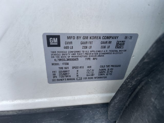 Used 2021 Chevrolet TrailBlazer ACTIV w/ Sun and Liftgate Package AWD/4WD image 26