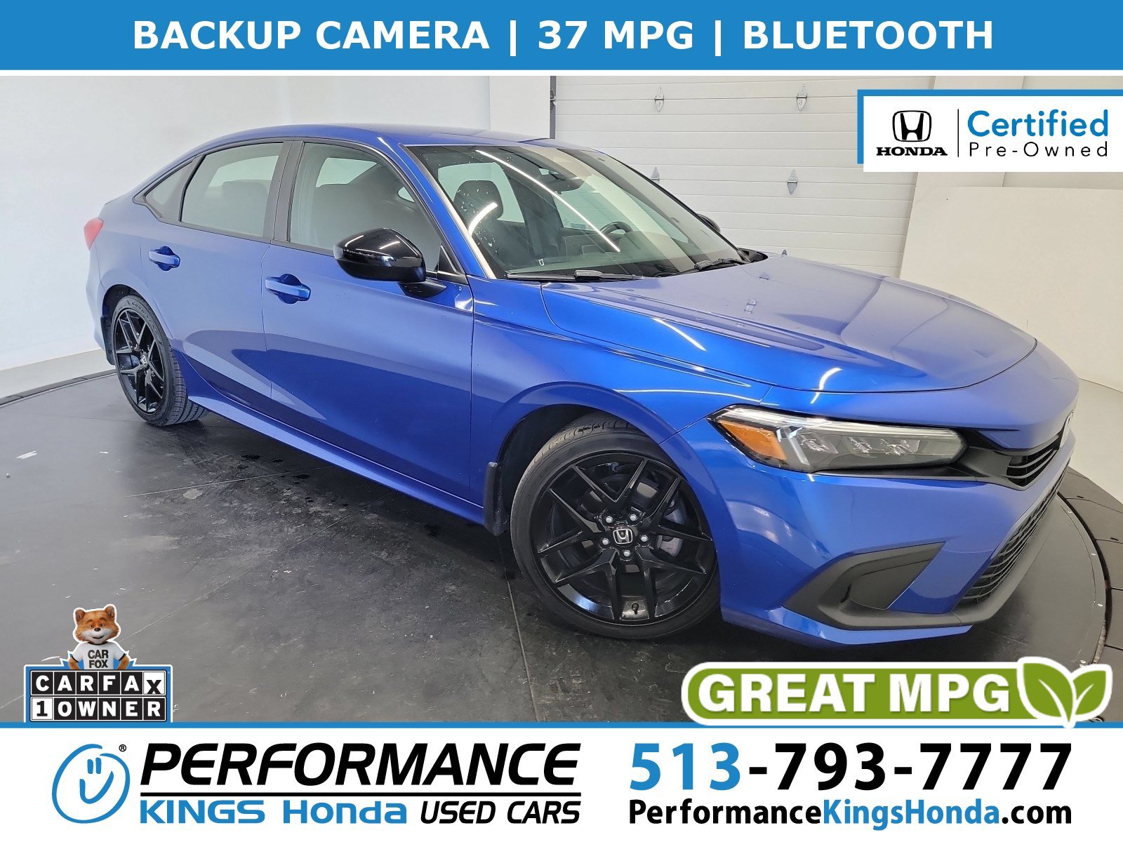 Certified 2024 Honda Civic Sport