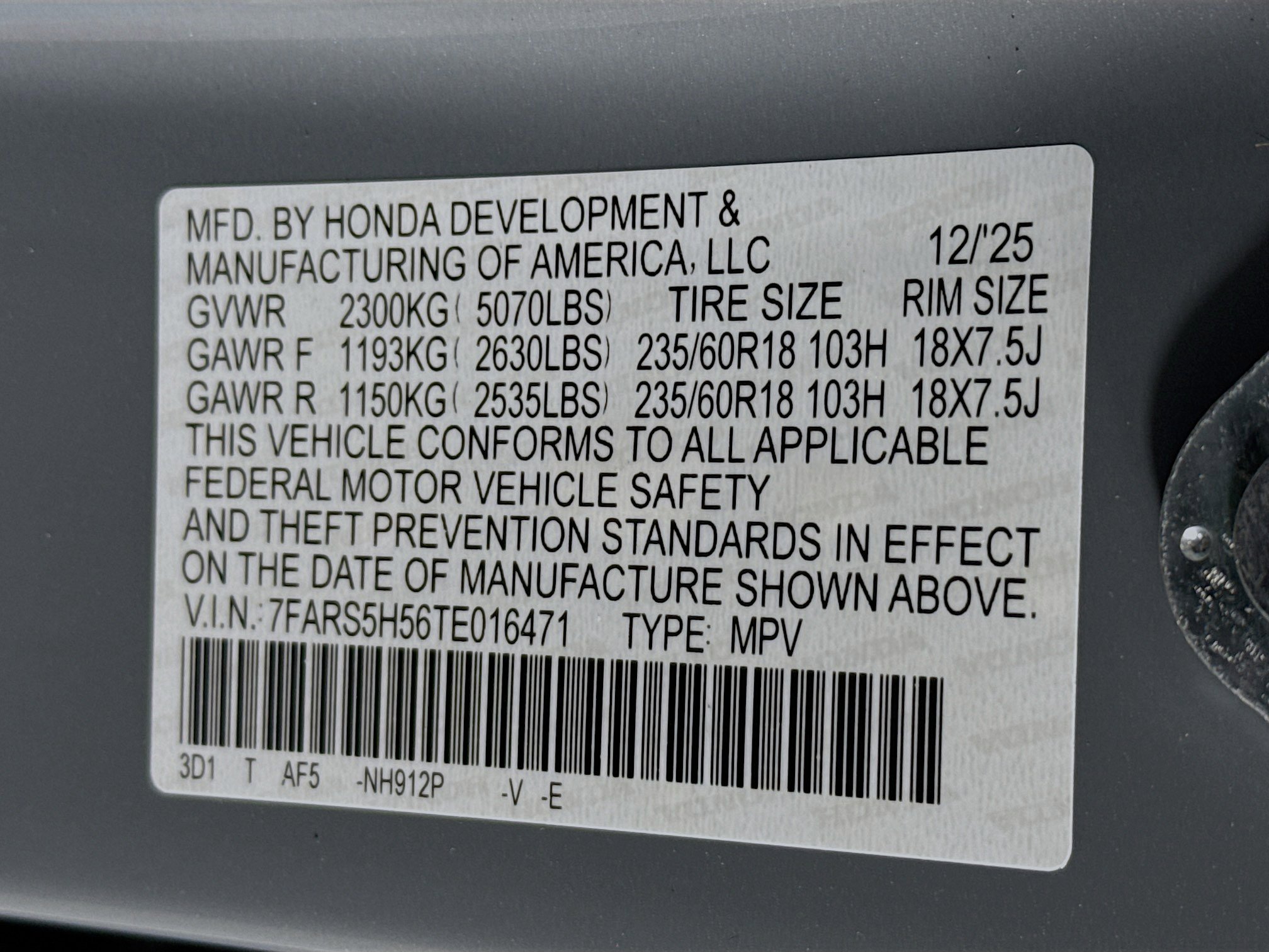 New 2026 Honda CR-V Sport image 37