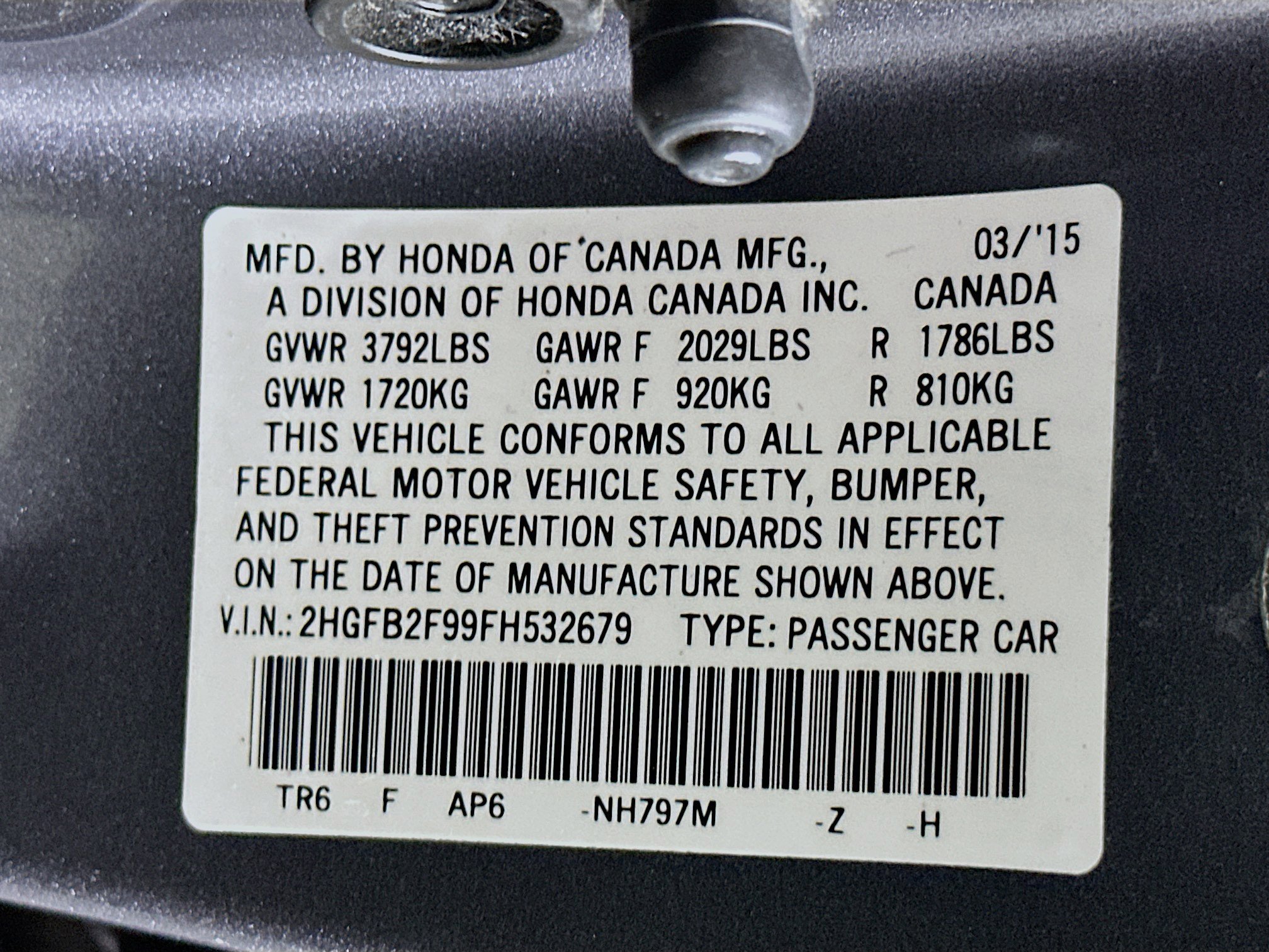 Used 2015 Honda Civic EX-L image 12