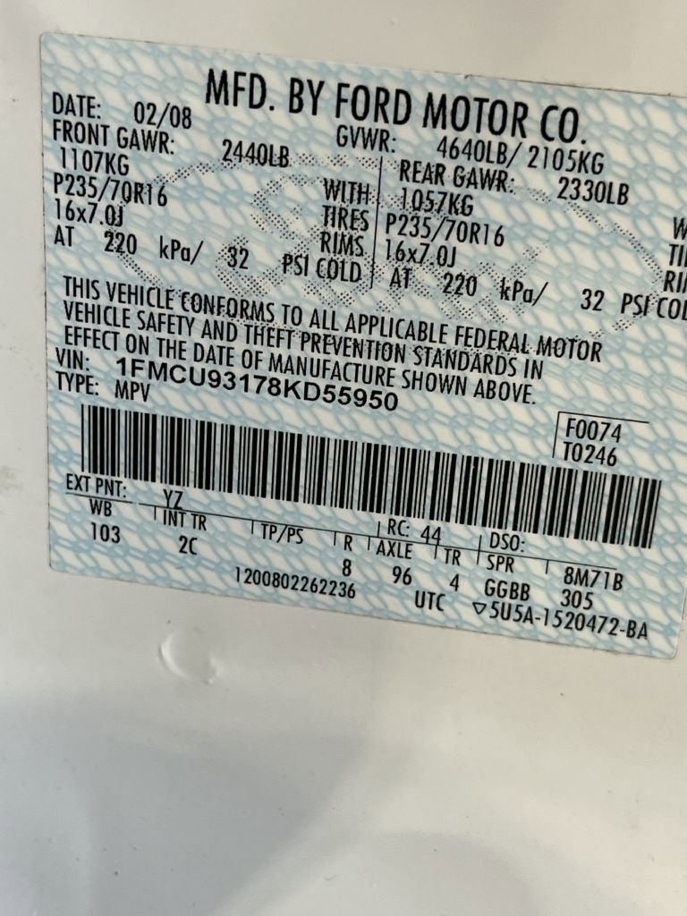 Used 2008 Ford Escape XLT image 10