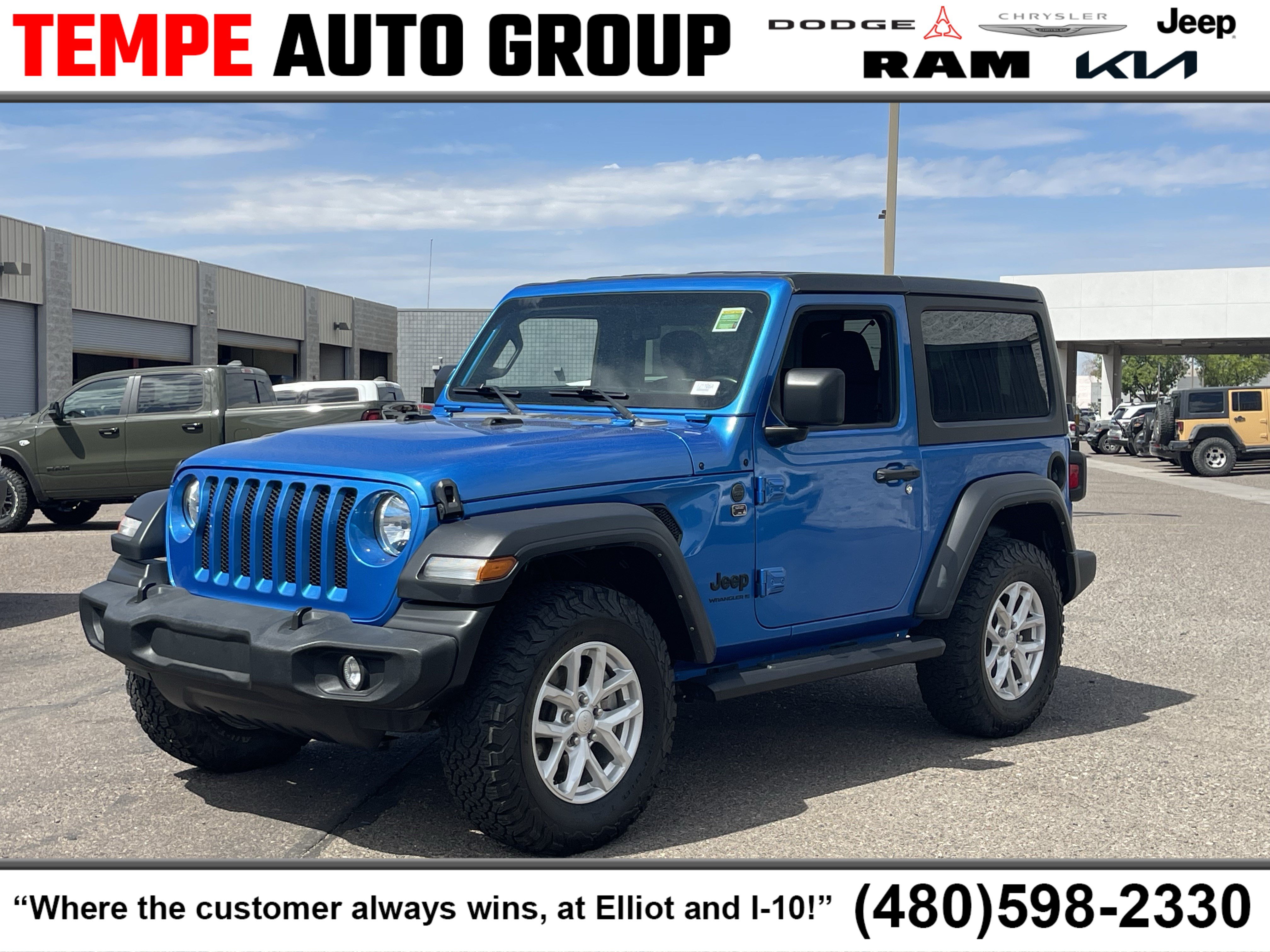 Certified 2023 Jeep Wrangler Sport AWD/4WD image 1