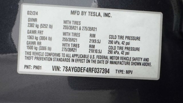Used 2024 Tesla Model Y Performance AWD/4WD image 33