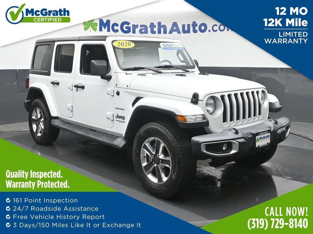 Used 2020 Jeep Wrangler Unlimited Sahara image 1