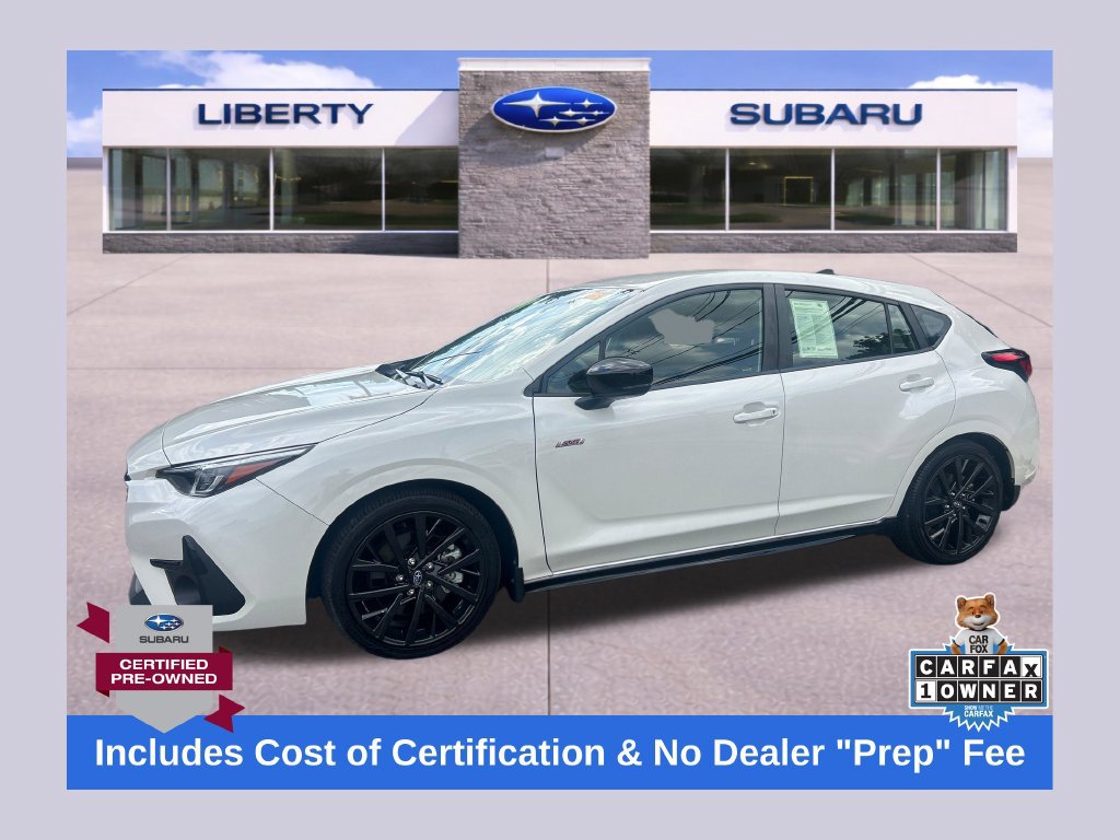 Certified 2024 Subaru Impreza RS