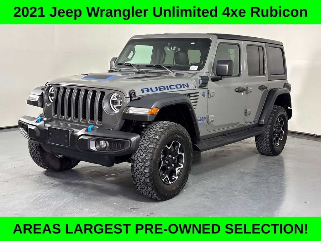 Used 2021 Jeep Wrangler Unlimited Rubicon 4xe w/ Cold Weather Group image 3