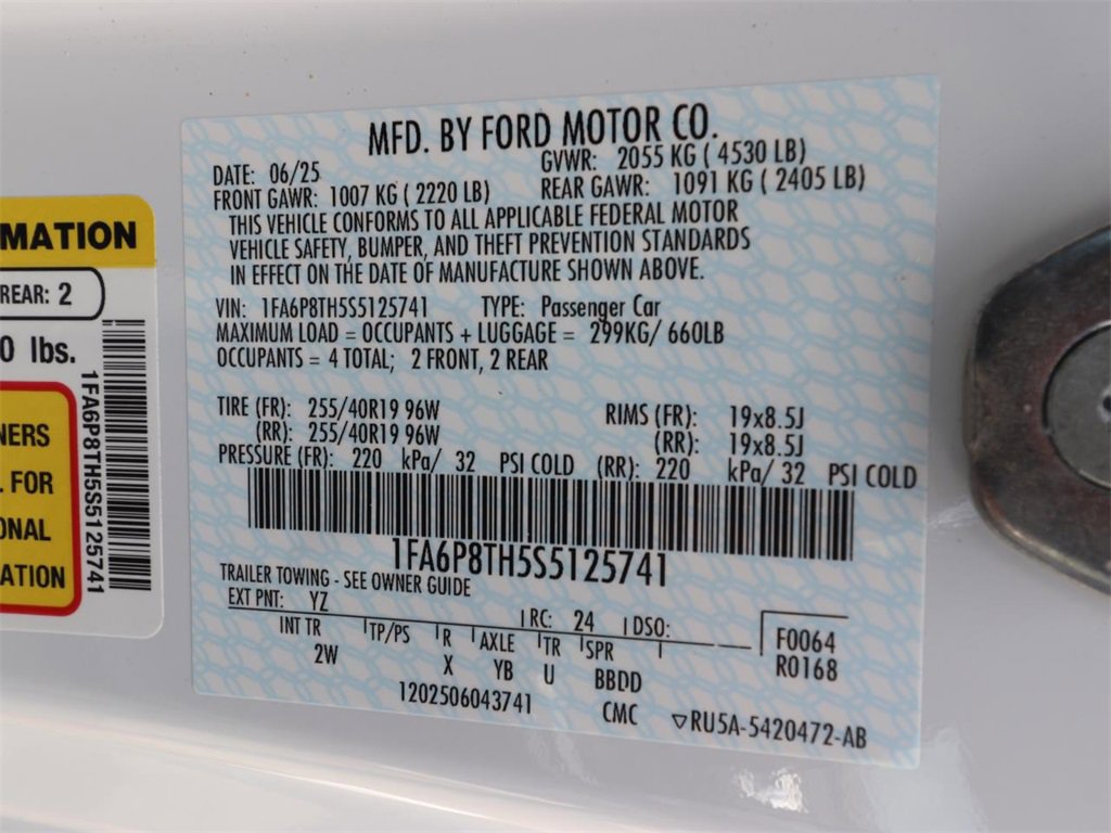 New 2025 Ford Mustang Coupe image 19