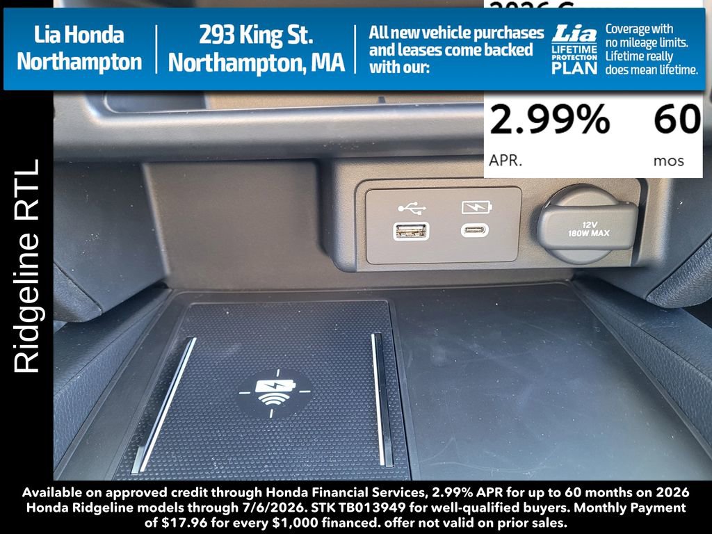 New 2026 Honda Ridgeline RTL image 25