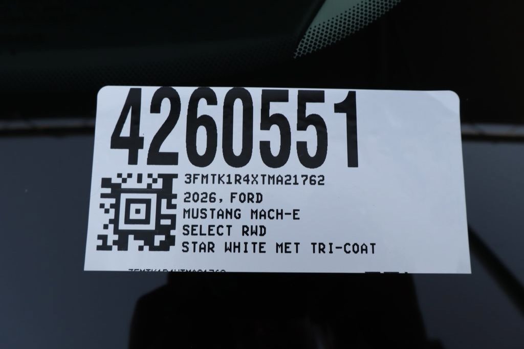 New 2026 Ford Mustang Mach-E Select w/ Comfort Package Lite RWD image 38