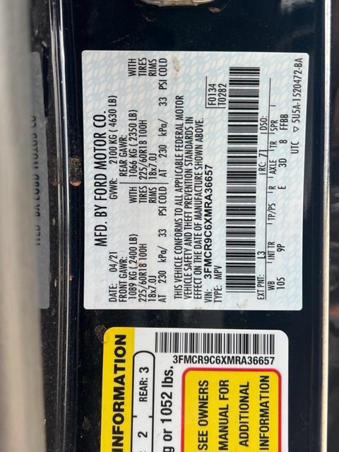 Used 2021 Ford Bronco Sport Outer Banks AWD/4WD image 37