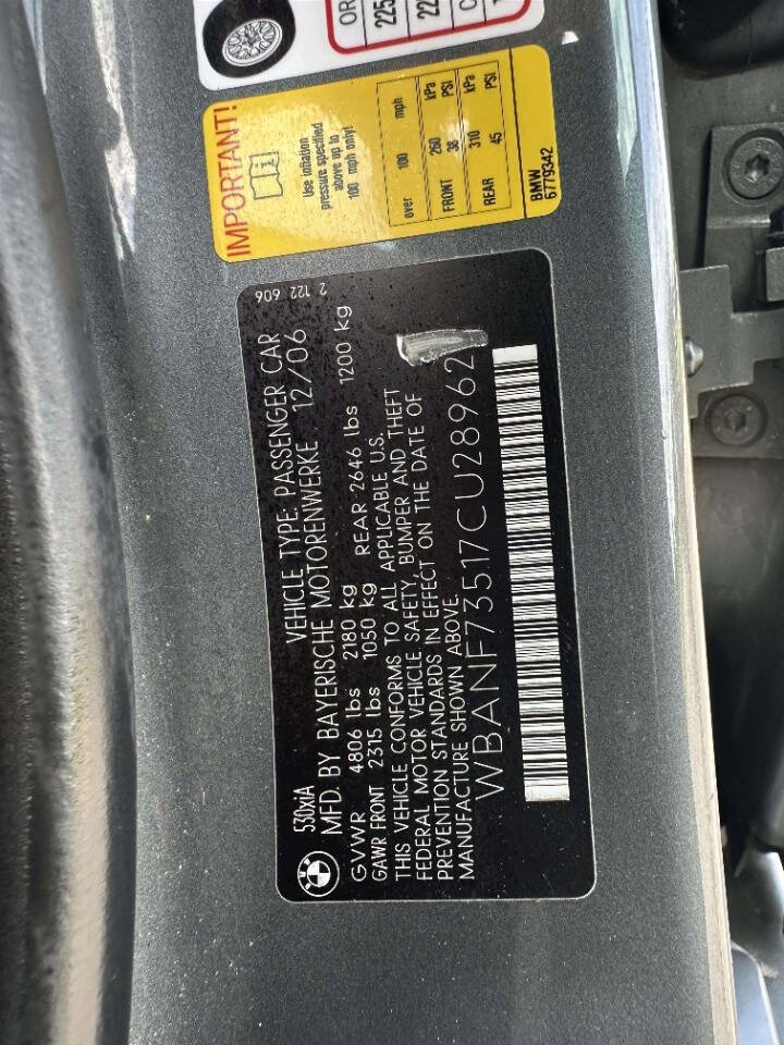 Used 2007 BMW 530xi Sedan AWD/4WD image 38