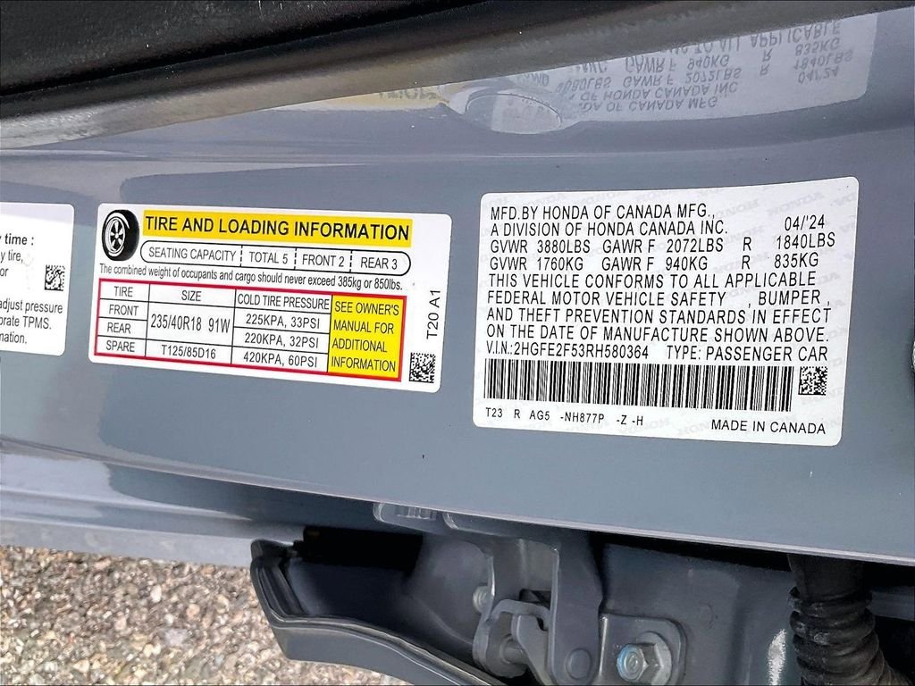 Used 2024 Honda Civic Sport image 33