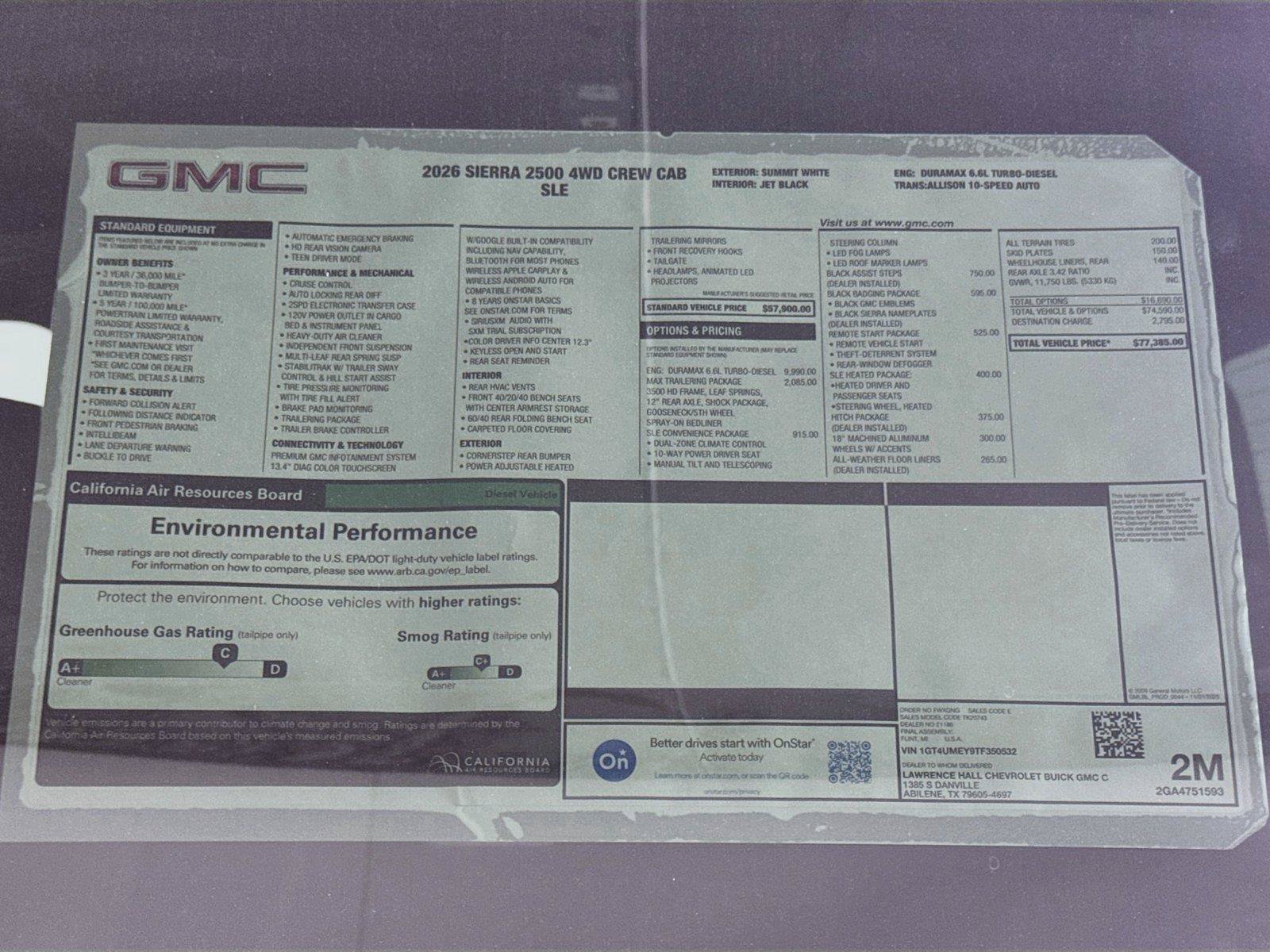 New 2026 GMC Sierra 2500 SLE w/ Max Trailering Package AWD/4WD image 20