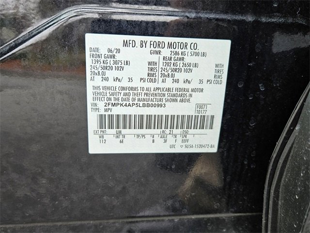 Used 2020 Ford Edge ST image 7