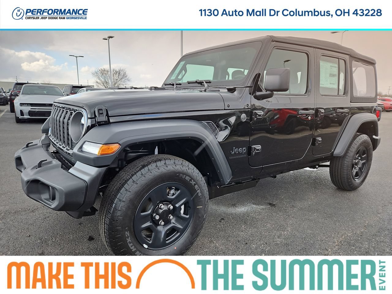 New 2026 Jeep Wrangler Unlimited Sport AWD/4WD image 3