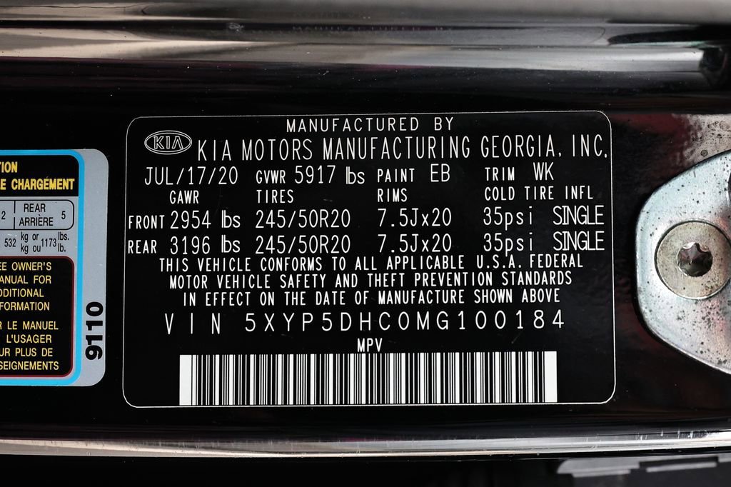 Used 2021 Kia Telluride SX w/ Nightfall Edition Package image 69