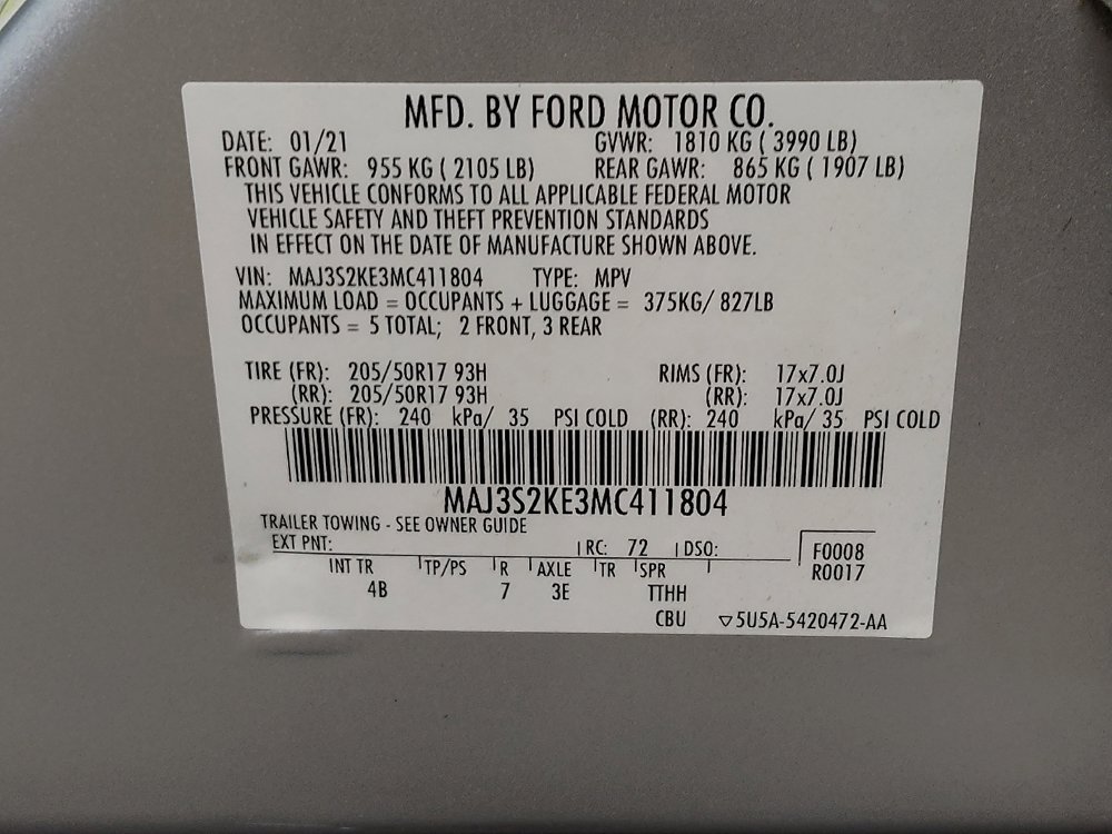 Used 2021 Ford EcoSport Titanium FWD image 33