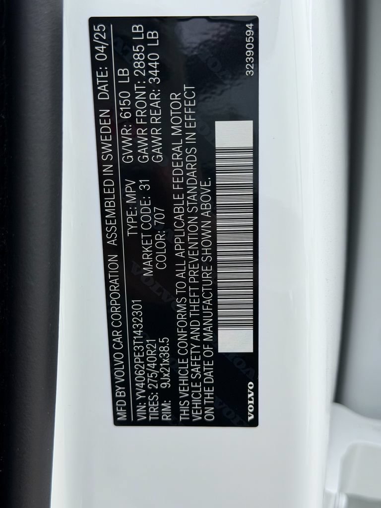 New 2026 Volvo XC90 B6 Plus w/ Protection Package Premier AWD/4WD image 35