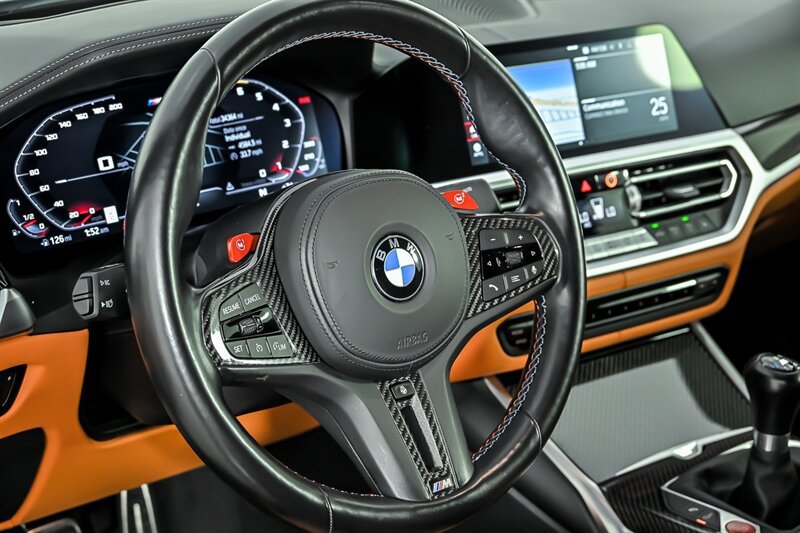 Used 2021 BMW M4 Coupe w/ M Carbon Exterior Package RWD image 22