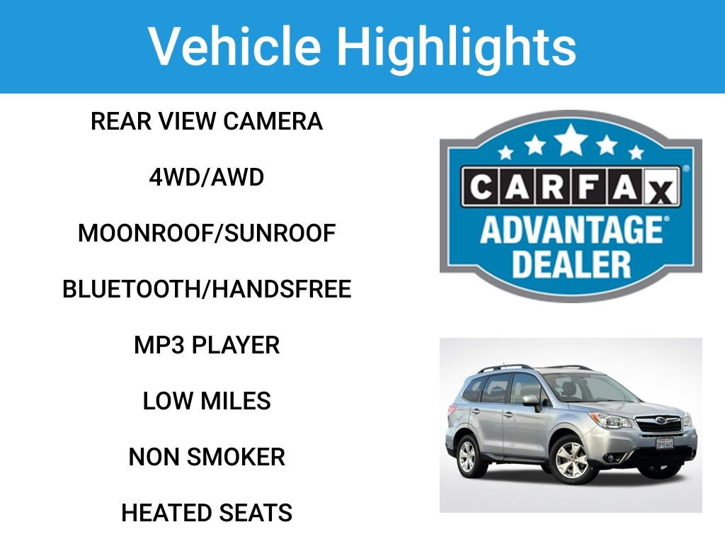 Used 2015 Subaru Forester 2.5i Limited w/ Popular Package #1 image 2