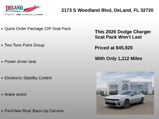 New 2026 Dodge Charger Scat Pack AWD/4WD image 7