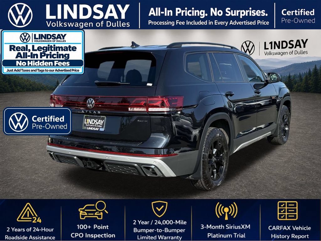 Used 2024 Volkswagen Atlas Peak Edition SE AWD/4WD image 8