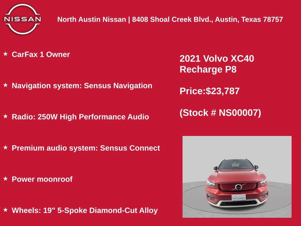 Used 2021 Volvo XC40 P8 Recharge w/ Advanced Package AWD/4WD image 11