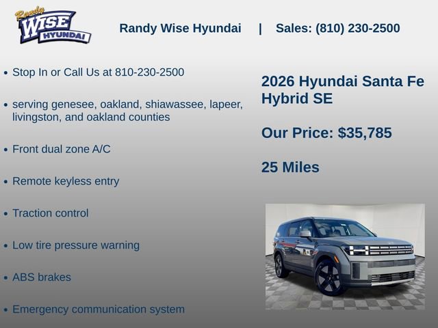 New 2026 Hyundai Santa Fe SE FWD image 5
