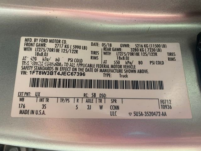 Used 2018 Ford F350 XLT w/ XLT Value Package AWD/4WD image 38