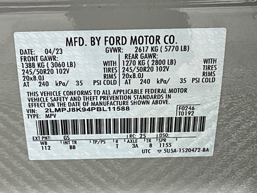 Used 2023 Lincoln Nautilus Reserve w/ Equipment Group 201A image 30