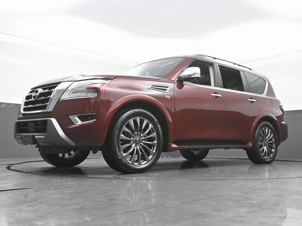 Used 2021 Nissan Armada Platinum w/ Captain's Chairs Package image 61