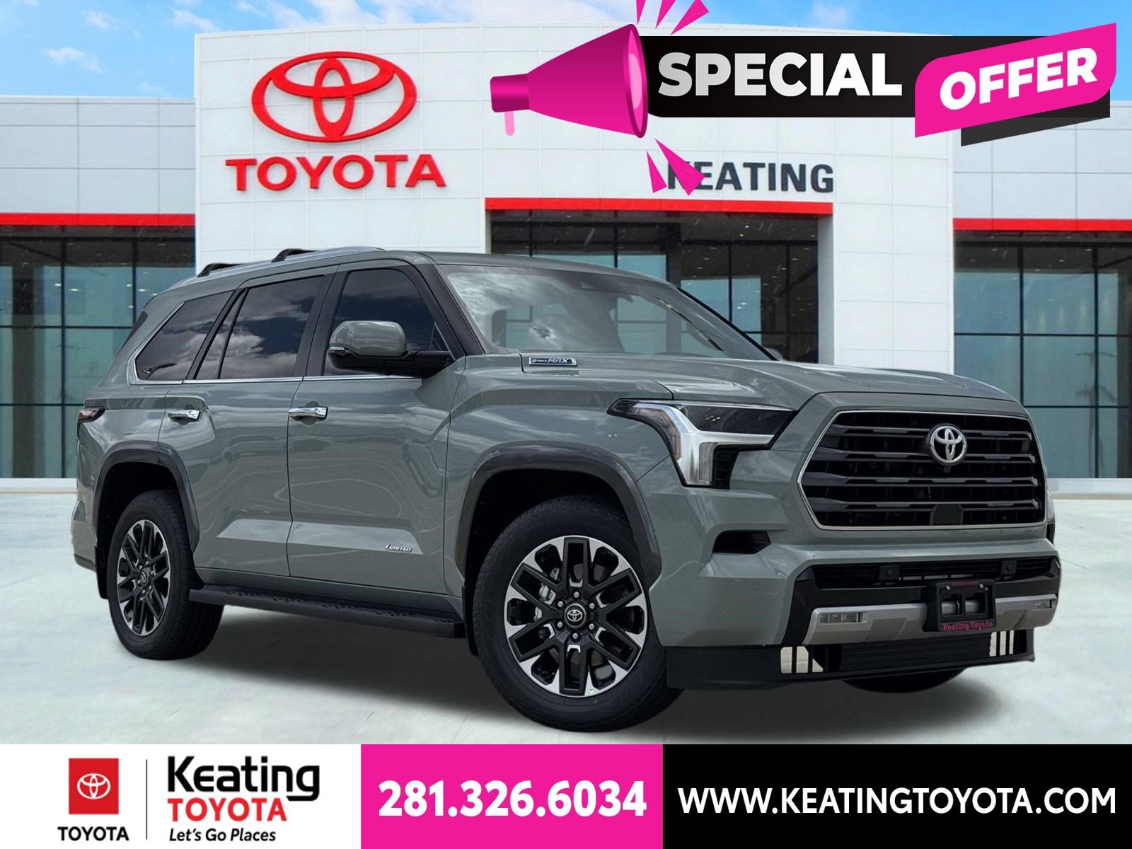 New 2026 Toyota Sequoia Limited RWD 360° Tour