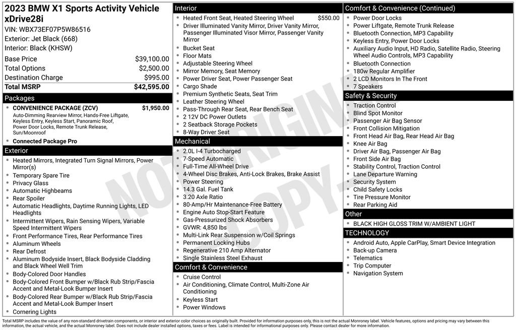 Used 2023 BMW X1 xDrive28i image 5