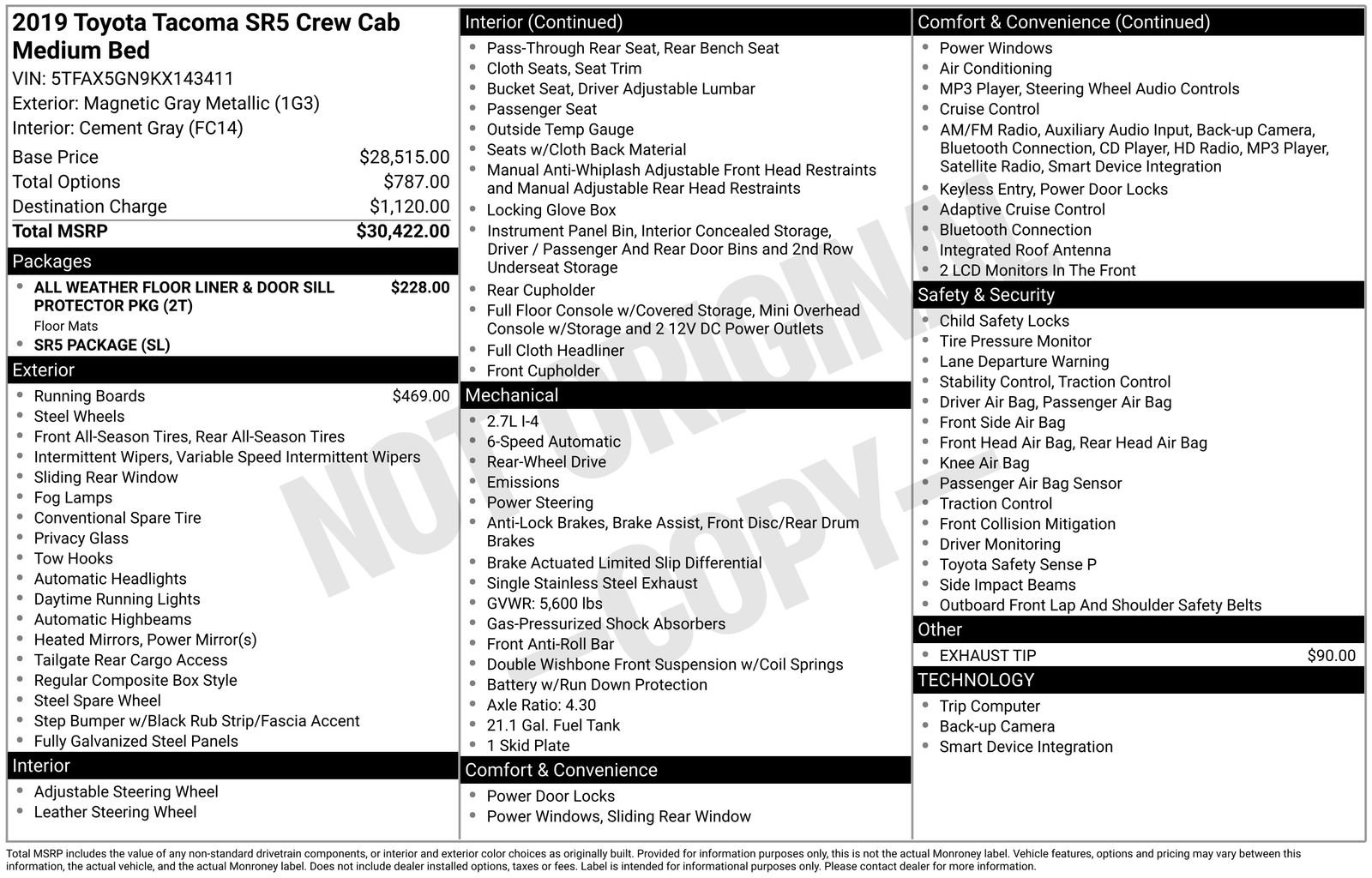Used 2019 Toyota Tacoma SR5 image 10