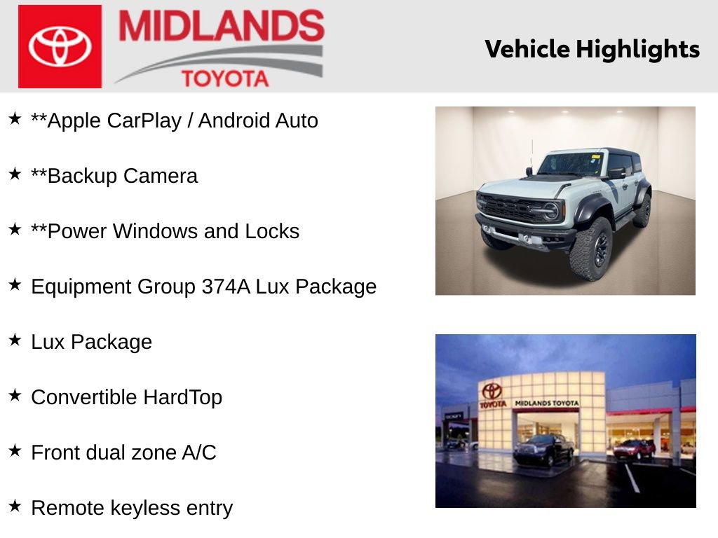 Used 2023 Ford Bronco Raptor image 2