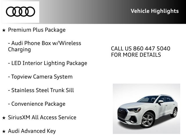 Certified 2022 Audi Q3 2.0T Premium Plus w/ Premium Plus Package AWD/4WD image 31