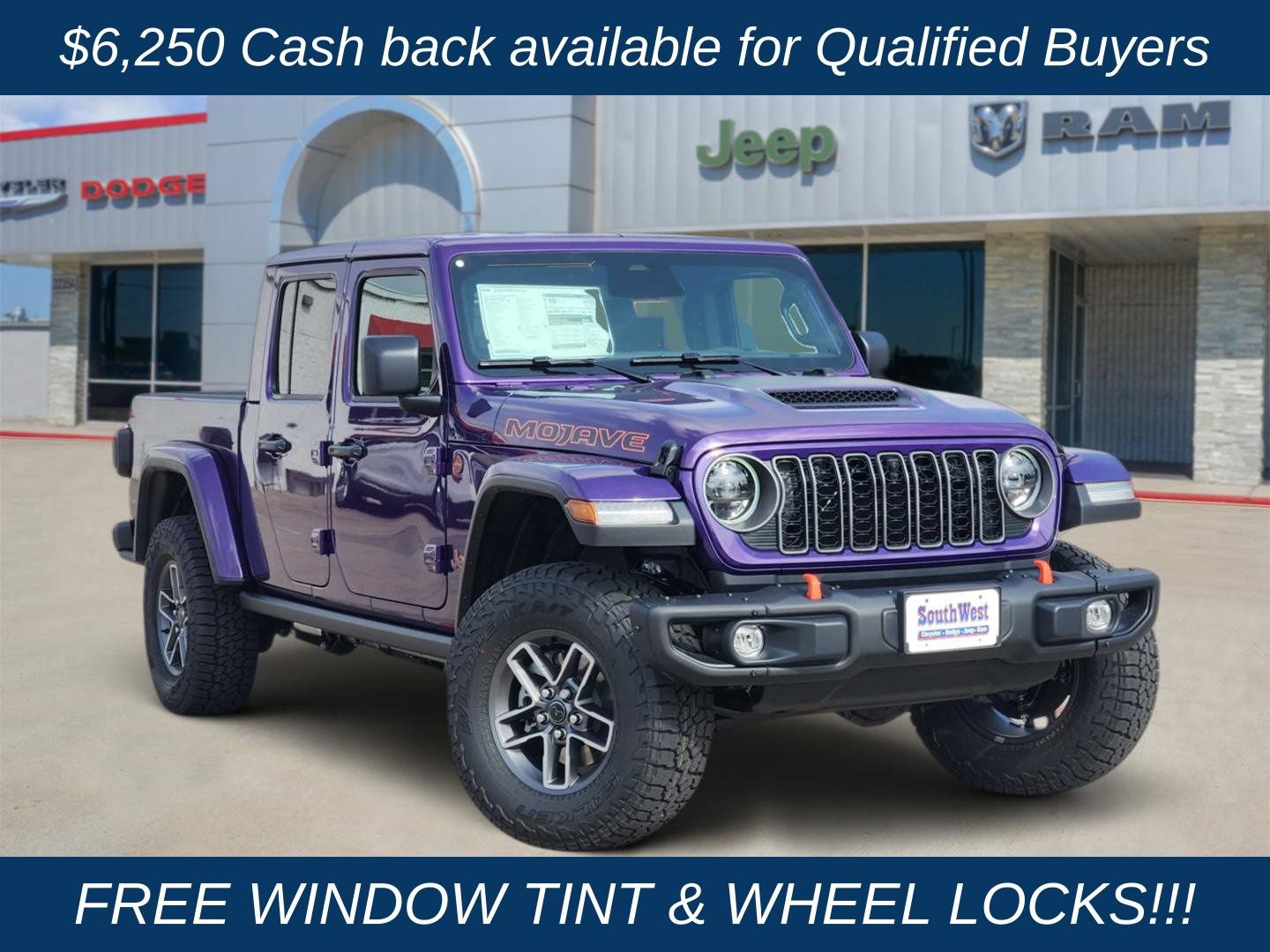 New 2026 Jeep Gladiator Mojave AWD/4WD 360° Tour
