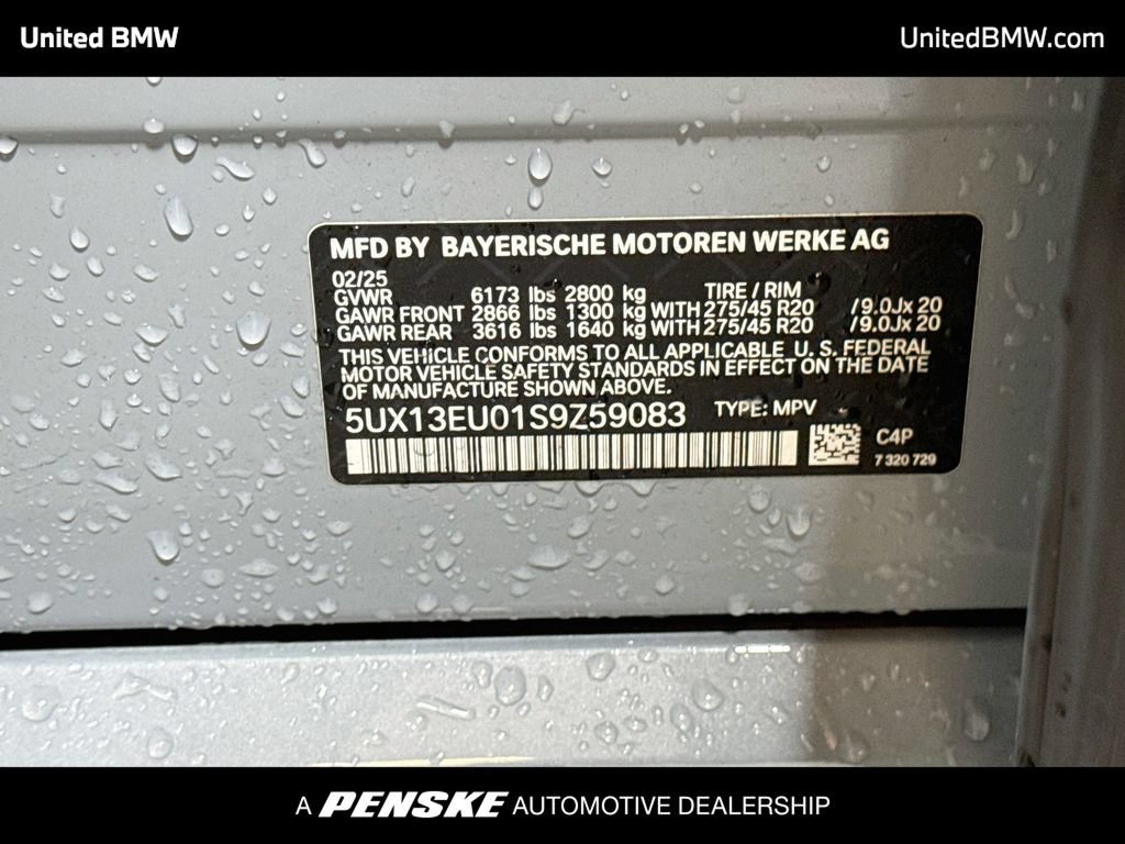 Certified 2025 BMW X5 sDrive40i w/ M Sport Package RWD image 22