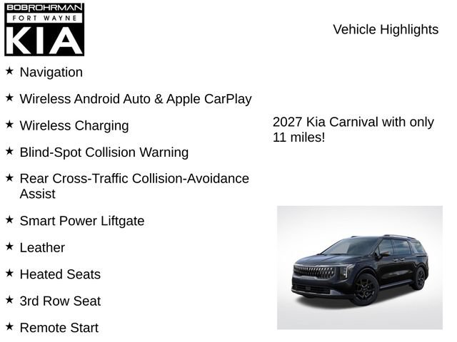 New 2027 Kia Carnival EX FWD image 7