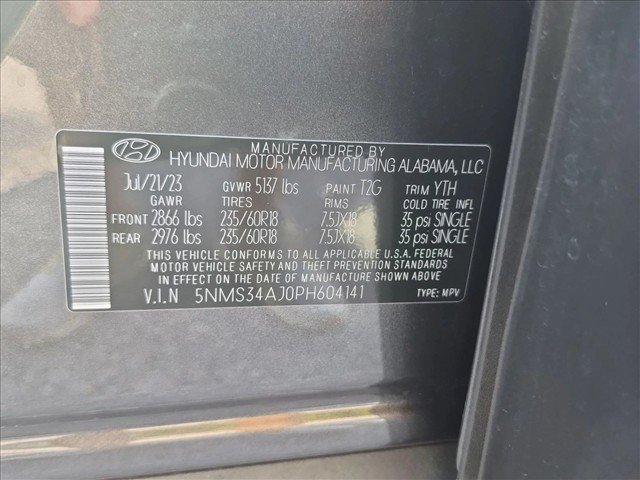 Used 2023 Hyundai Santa Fe SEL w/ Premium Package FWD image 26