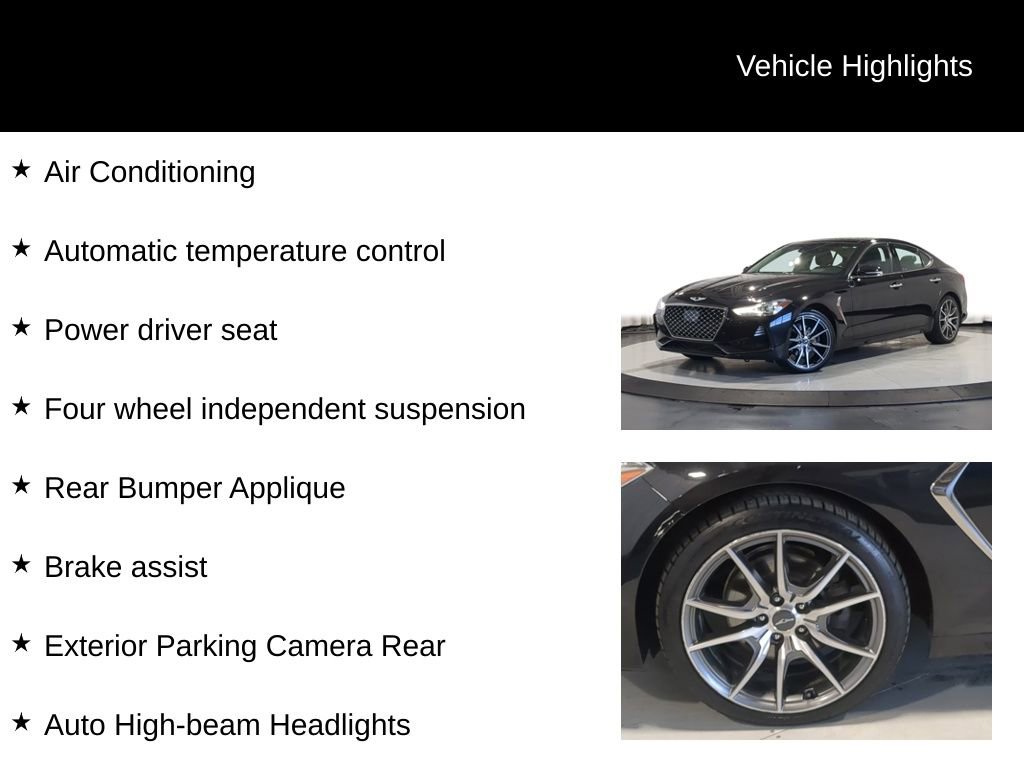 Used 2019 Genesis G70 2.0T Advanced w/ Dynamic Package image 13