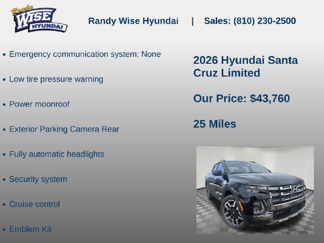 New 2026 Hyundai Santa Cruz Limited AWD/4WD image 10