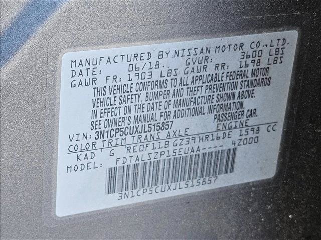 Used 2018 Nissan Kicks SV FWD image 15