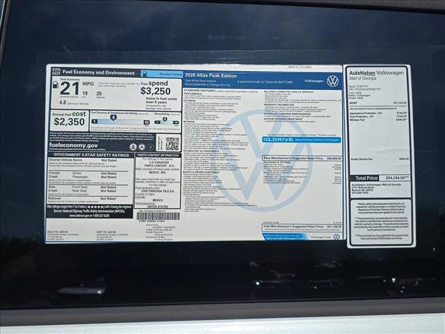 Used 2026 Volkswagen Atlas Peak Edition AWD/4WD image 18